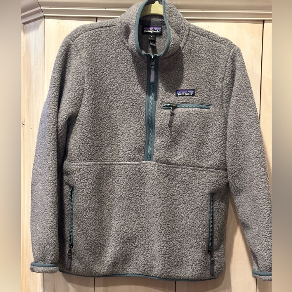 Patagonia Retro Pile Fleece Marsupial salt gray